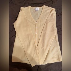 Worthington cashmere cardigan, size M